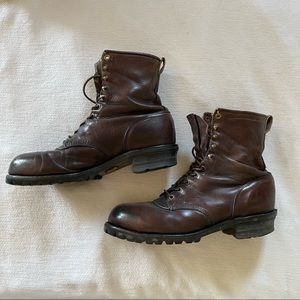 RRL DOUBLE RL LOGGING BOOTS RALPH LAUREN